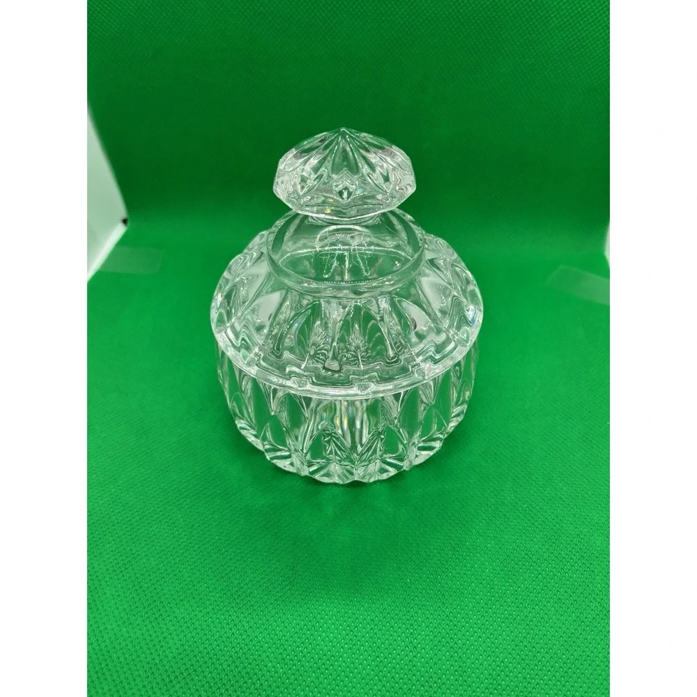 Vintage Gorham Althea Candy Dish w/Lid▪︎Full Lead Crystal ▪︎GERMANY ▪︎Flawless